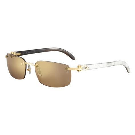 cartier sunglasses for ladies|authentic cartier buffalo horn glasses.